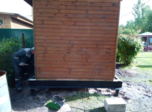 Фундамент на винтовых сваях 8x6м